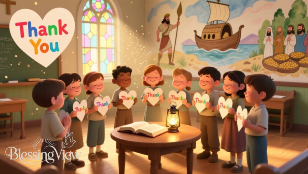 Prayer of Gratitude for Sunday School Lessons