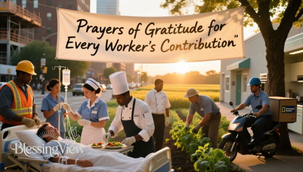 Prayers of Gratitude for Every Worker’s Contribution