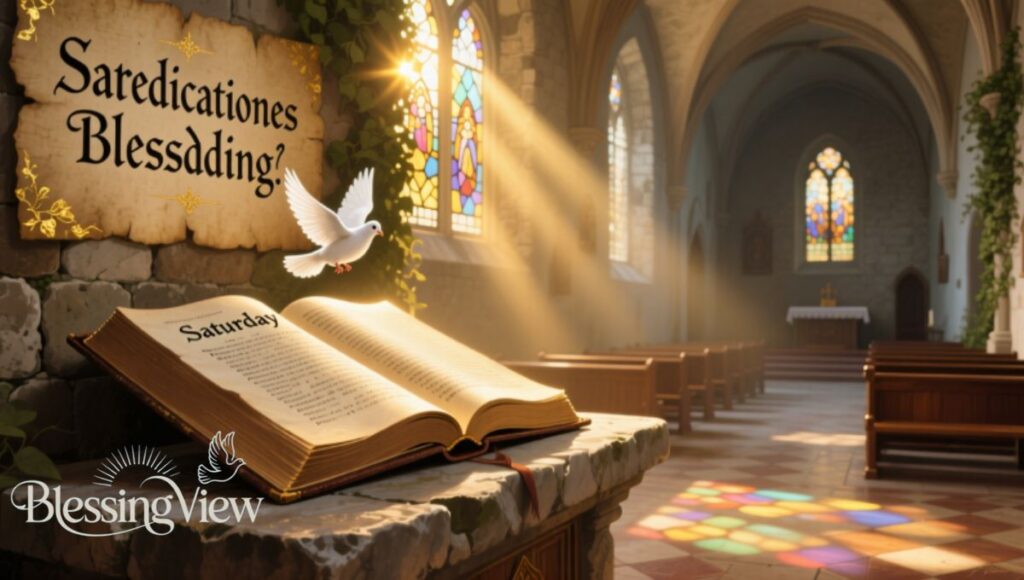 Saturday Blessings Bible Verse