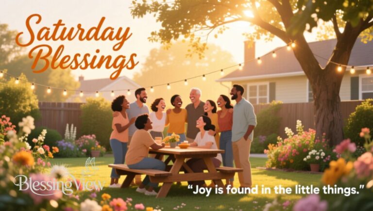 Saturday Blessings, Images & Quotes for Joyful Days