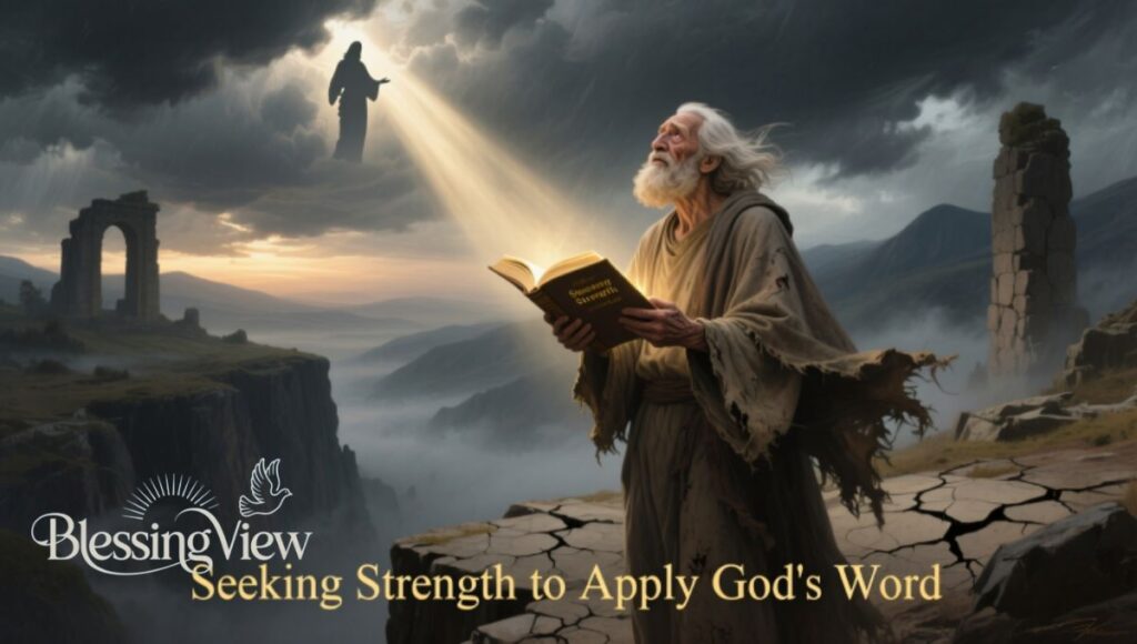 Seeking Strength to Apply God's Word