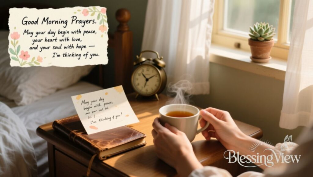 Short Good Morning Prayers for Someone You Love