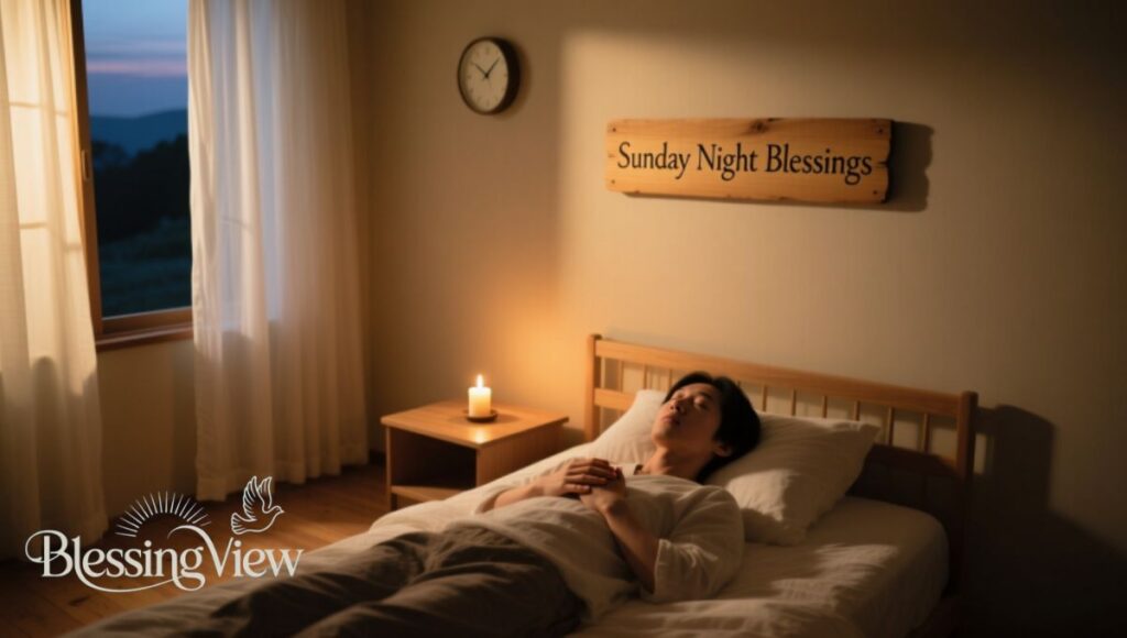 Sunday Night Blessings for a Restful Night and Calm Sleep