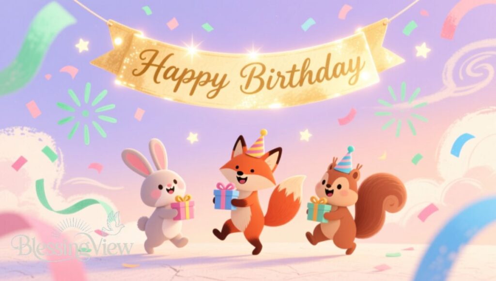 Sweet Happy Birthday Blessings