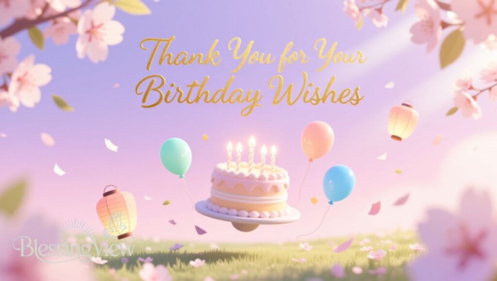 Thank You for Your Birthday Wishes