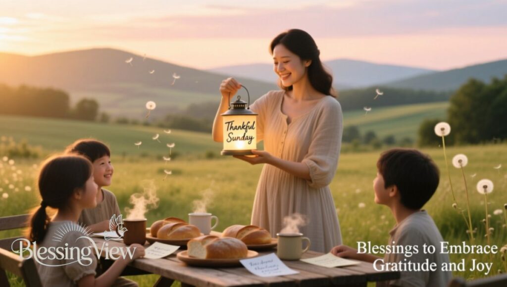Thankful Sunday Blessings to Embrace Gratitude and Joy