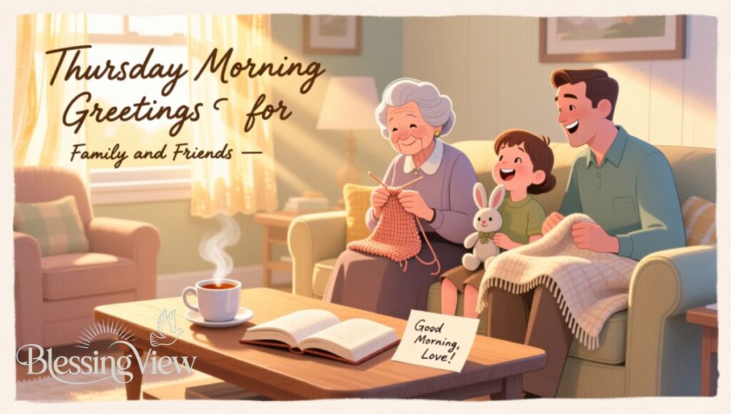 Warm Thursday Morning Greetings for Family and Friends