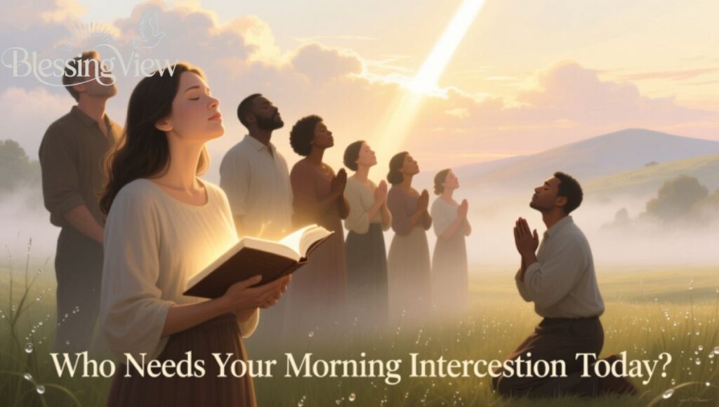 Who Needs Your Morning Intercession Today