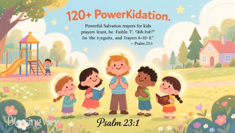 120+ Powerful Salvation Prayers for Kids with Bible Verses & Guidance