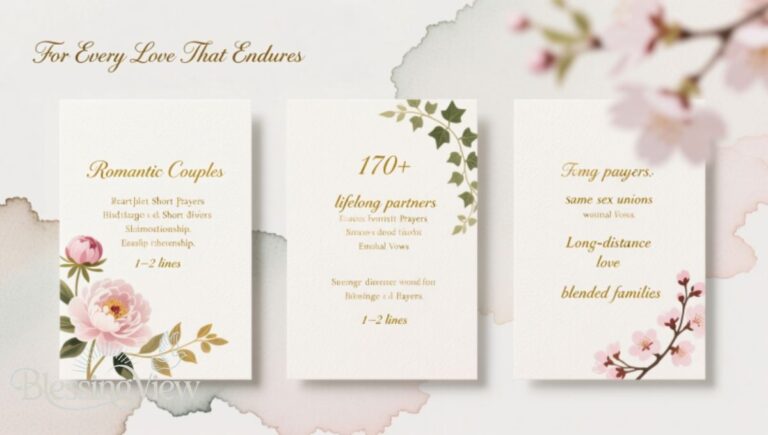 170+ Emotional Short Wedding Blessings Prayers for Every Relationship