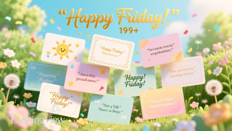 199+ Happy Friday Blessings Quotes & Images