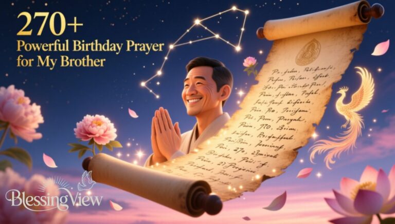 270+ Powerful Birthday Prayer for My Brother