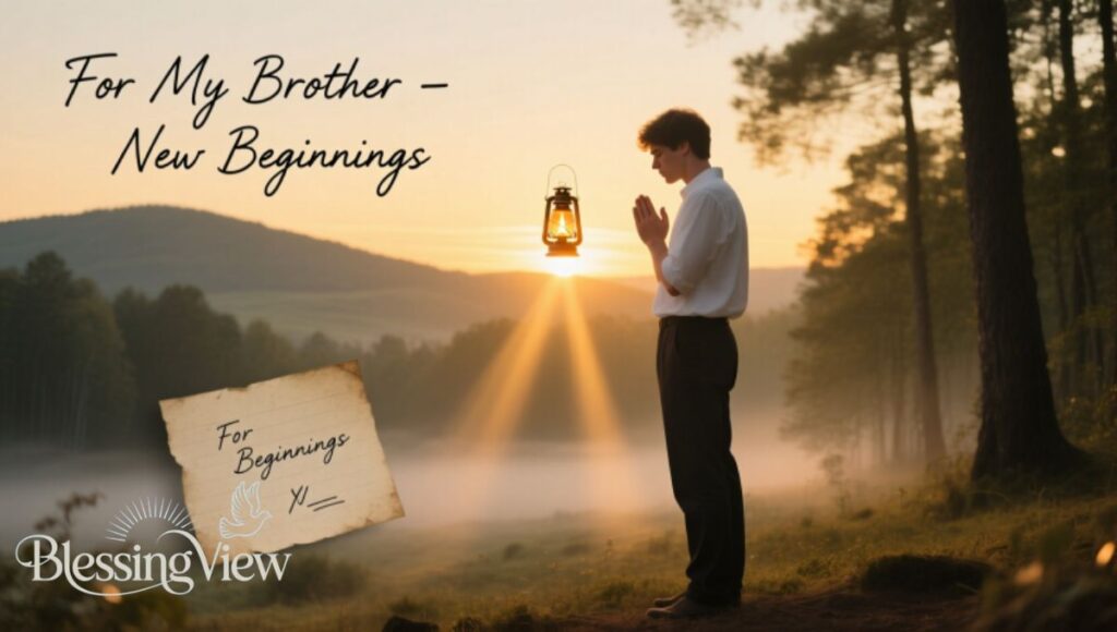 Birthday Prayer for My Brother's New Beginnings