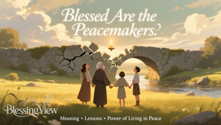 Blessed Are the Peacemakers Meaning, Lessons, and Power of Living in Peace
