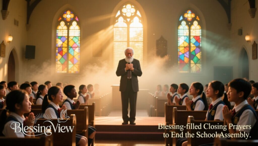 Blessing-filled Closing Prayers to End the School Assembly