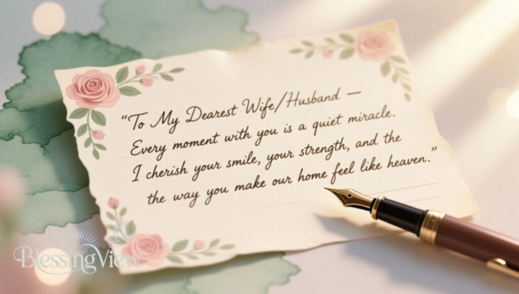 Caring Message For My Wife Husband