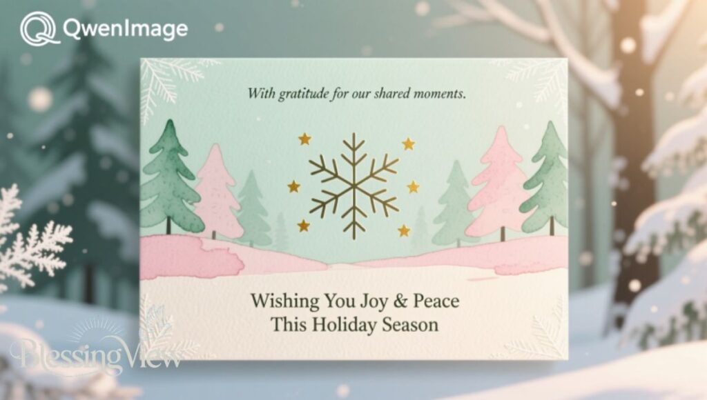 Christmas Wishes for Colleagues or Acquaintances