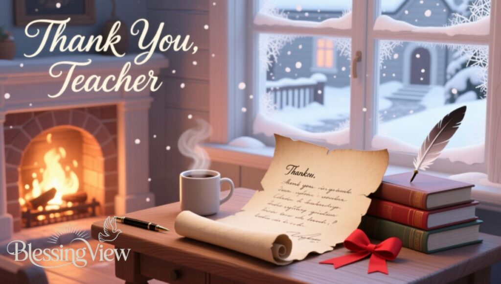Christmas Wishes for Teachers or Mentors