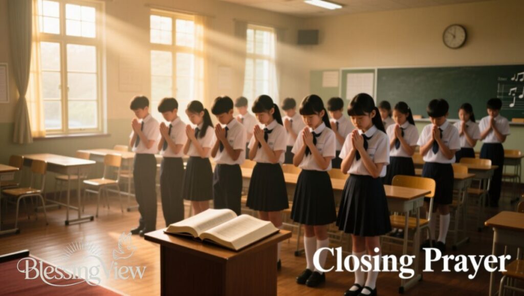 Closing Prayer For School Assembly For Students