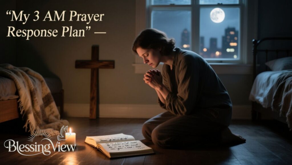 Creating Your Personal 3 AM Prayer Response Plan