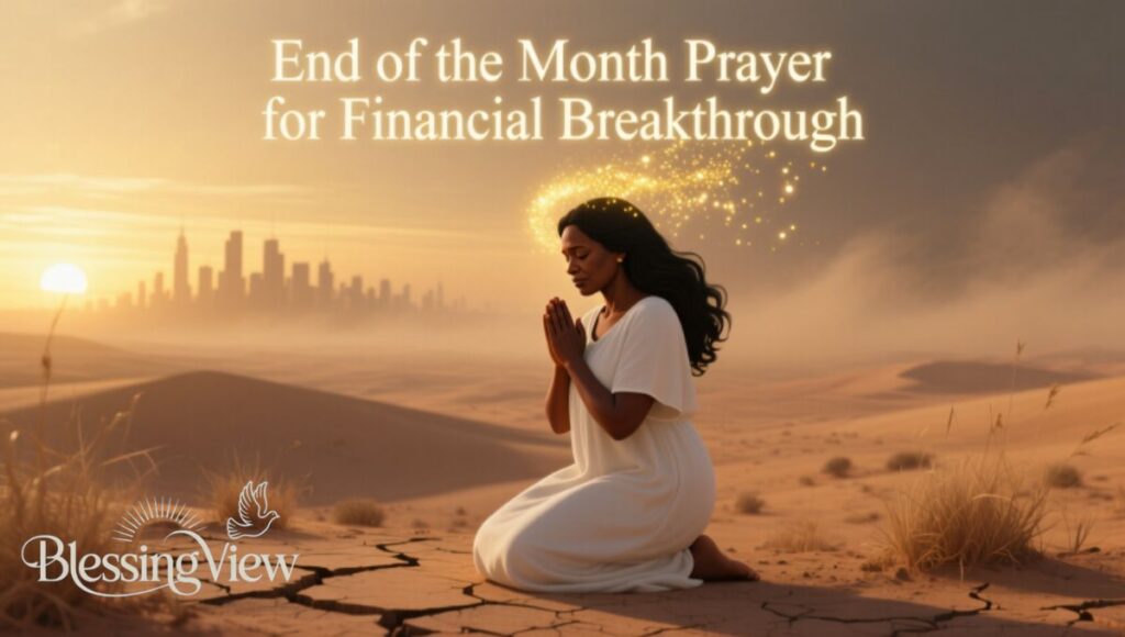 End of the Month Prayer for Financial Breakthrough