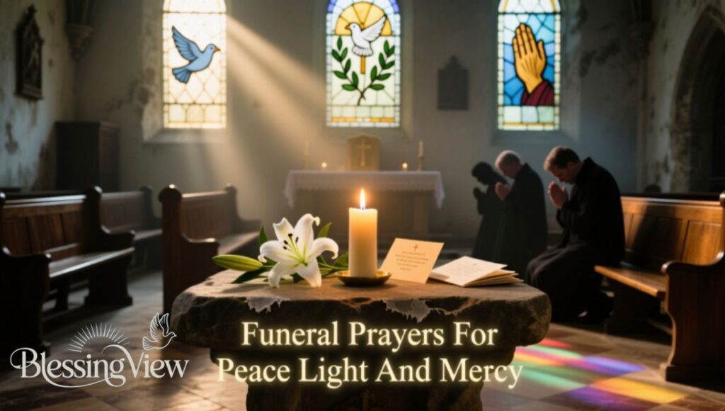 Funeral Prayers For Peace Light And Mercy
