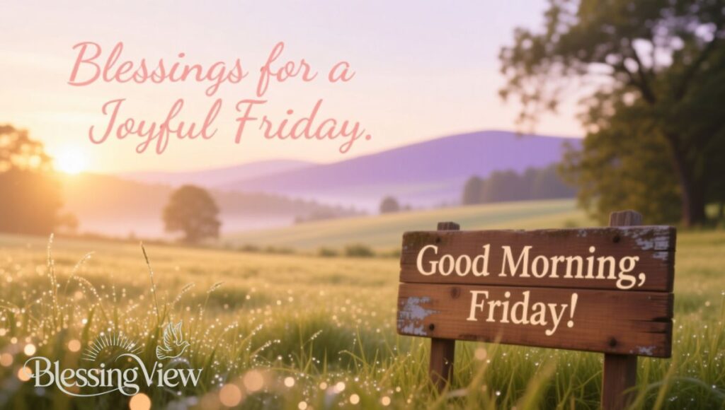 Good Morning Friday Blessings Quotes