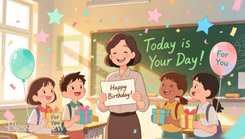 Happy Birthday Wishes for Students from a Teacher