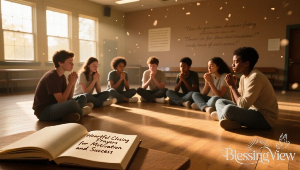 Heartfelt Closing Prayers for Motivation and Success