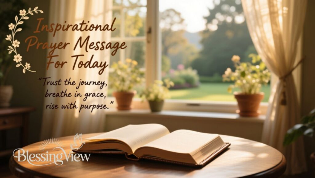 Inspirational Prayer Message For Today