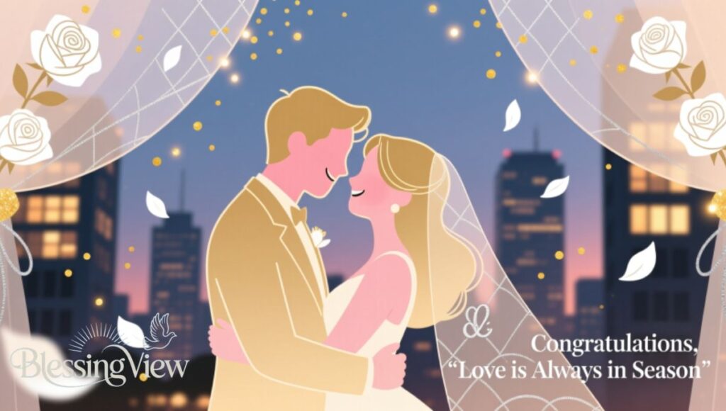 Modern Wedding Wishes for Friends and Family