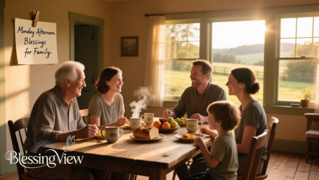 Monday Afternoon Blessings for Family