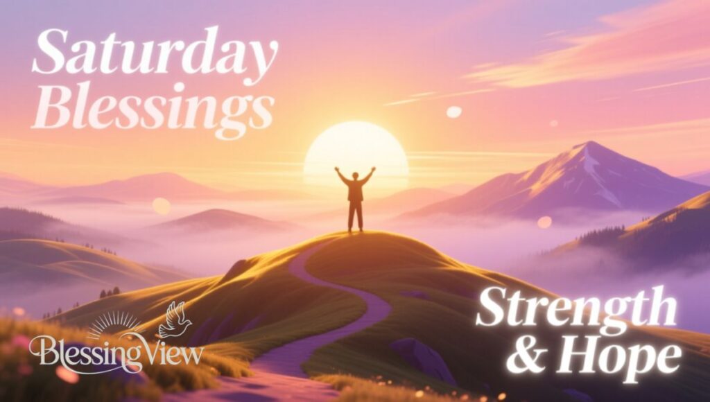 Motivational Saturday Blessings for Strength and Hope