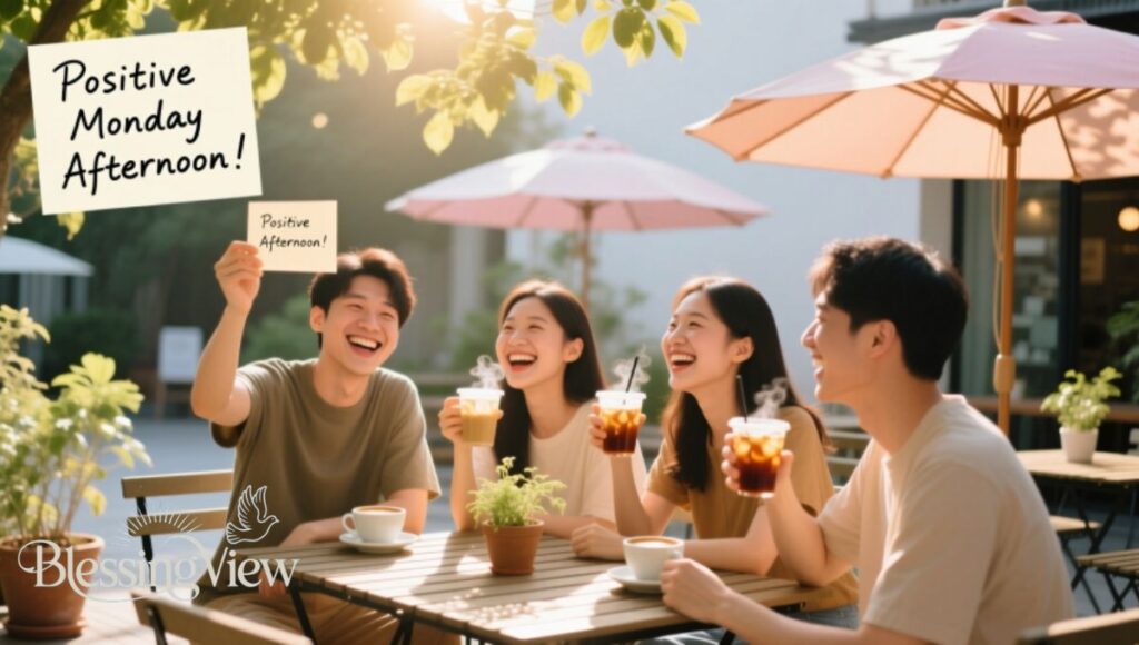 Positive Monday Afternoon Messages for Friends