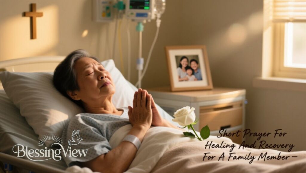 Short Prayer For Healing And Recovery For A Family Member