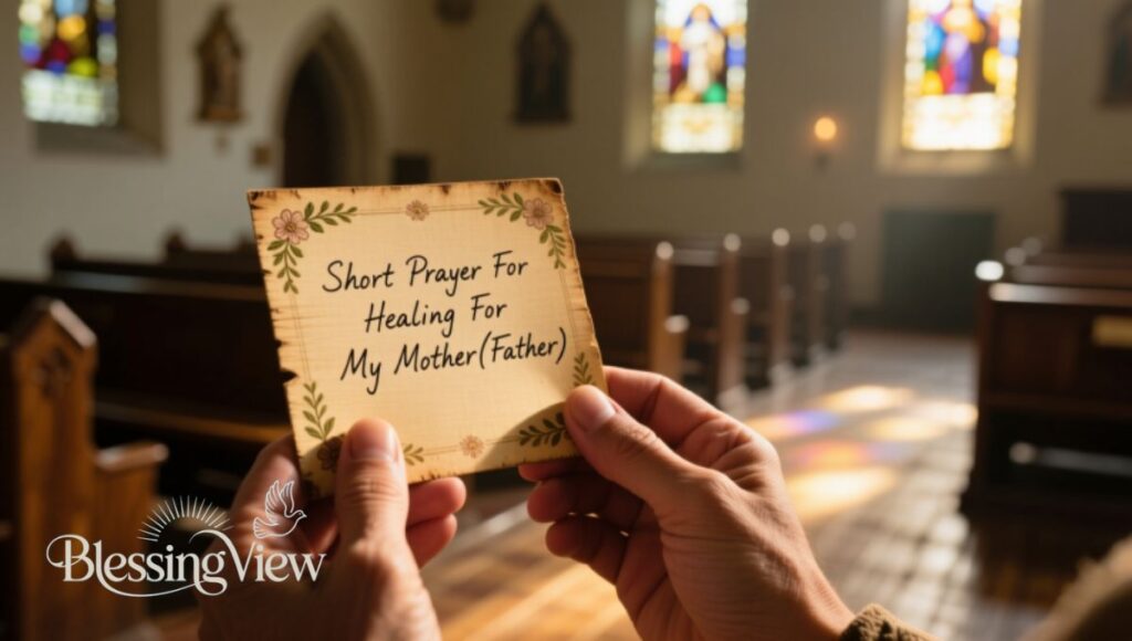 Short Prayer For Healing For My MotherFather