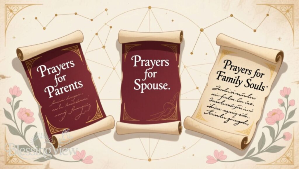 Short Prayers For Parents Spouse and Family Souls