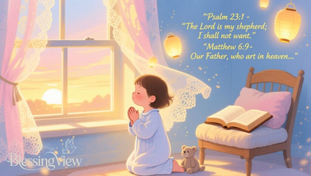 Short Salvation Prayers for Children with Bible Verses