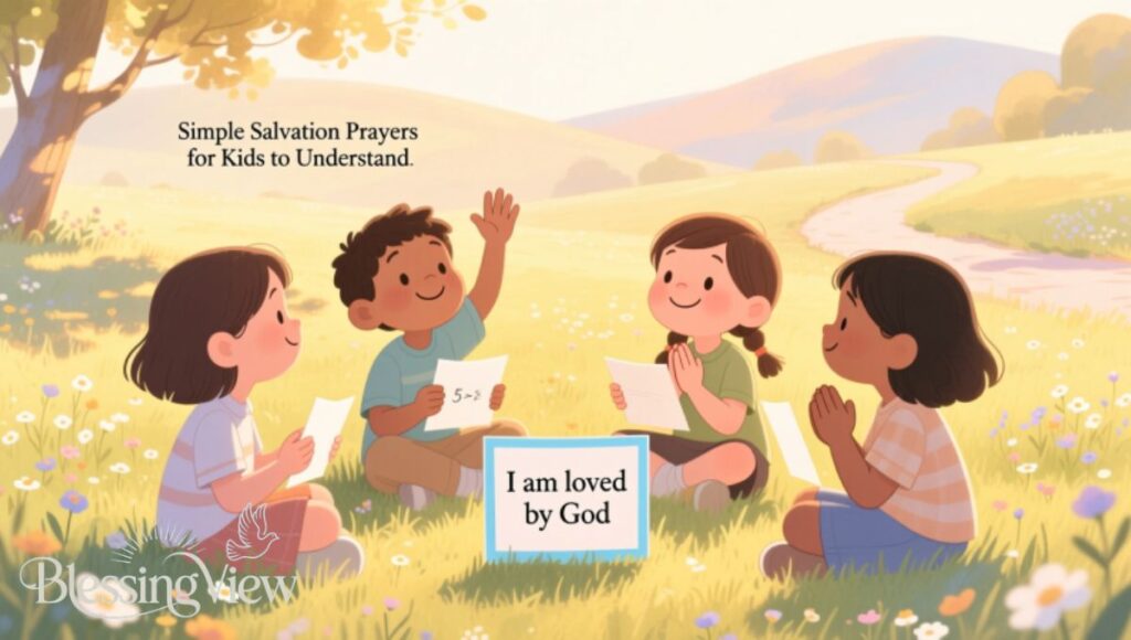 Simple Salvation Prayers for Kids to Understand