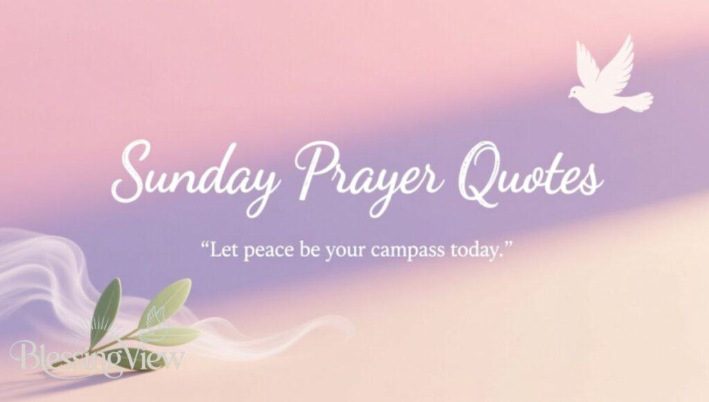 Sunday Prayer Quotes