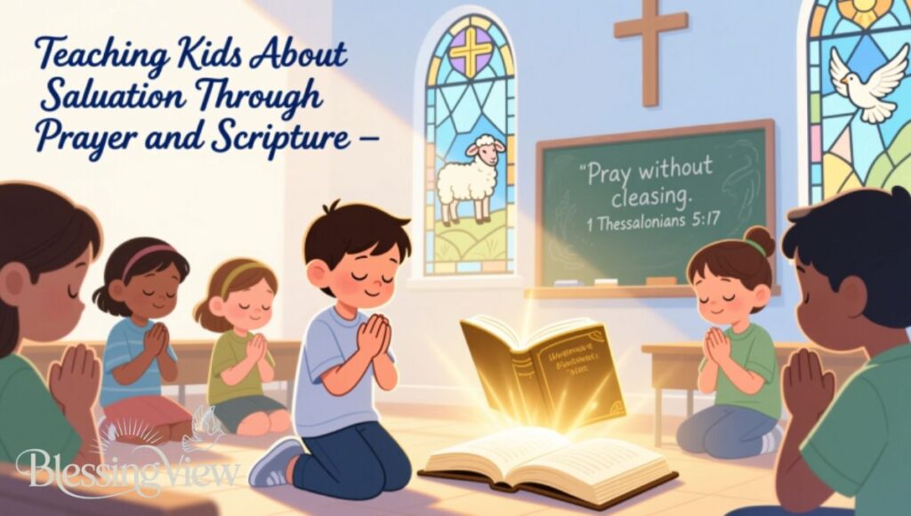 Teaching Kids About Salvation Through Prayer and Scripture
