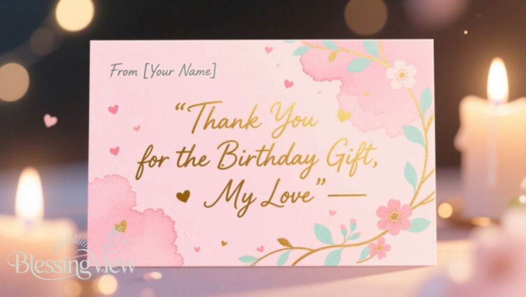 Thank You Message For Birthday Gift From Boyfriend Girlfriend