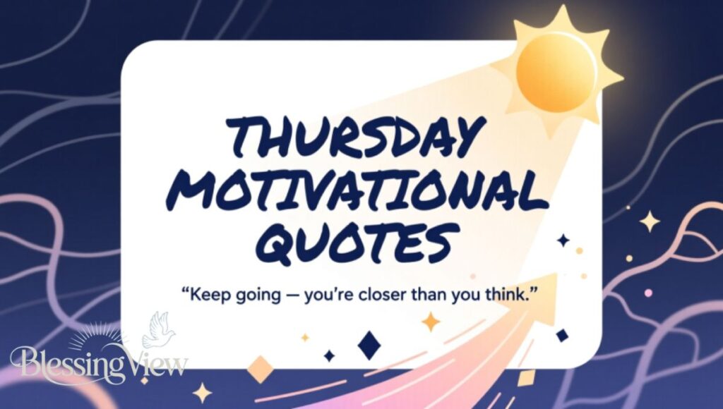 Thursday Motivational Quotes
