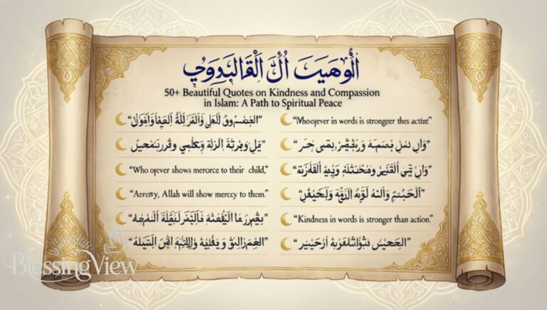 _50+ Beautiful Quotes on Kindness and Compassion in Islam A Path to Spiritual Peace